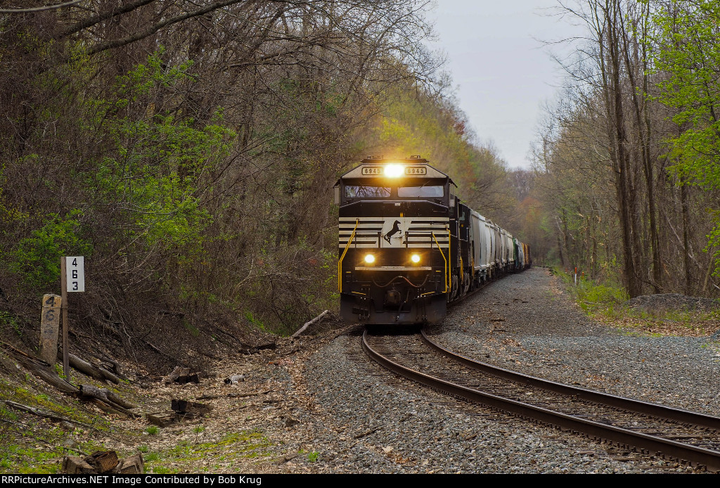 11R coming down Schaghticoke Hill 